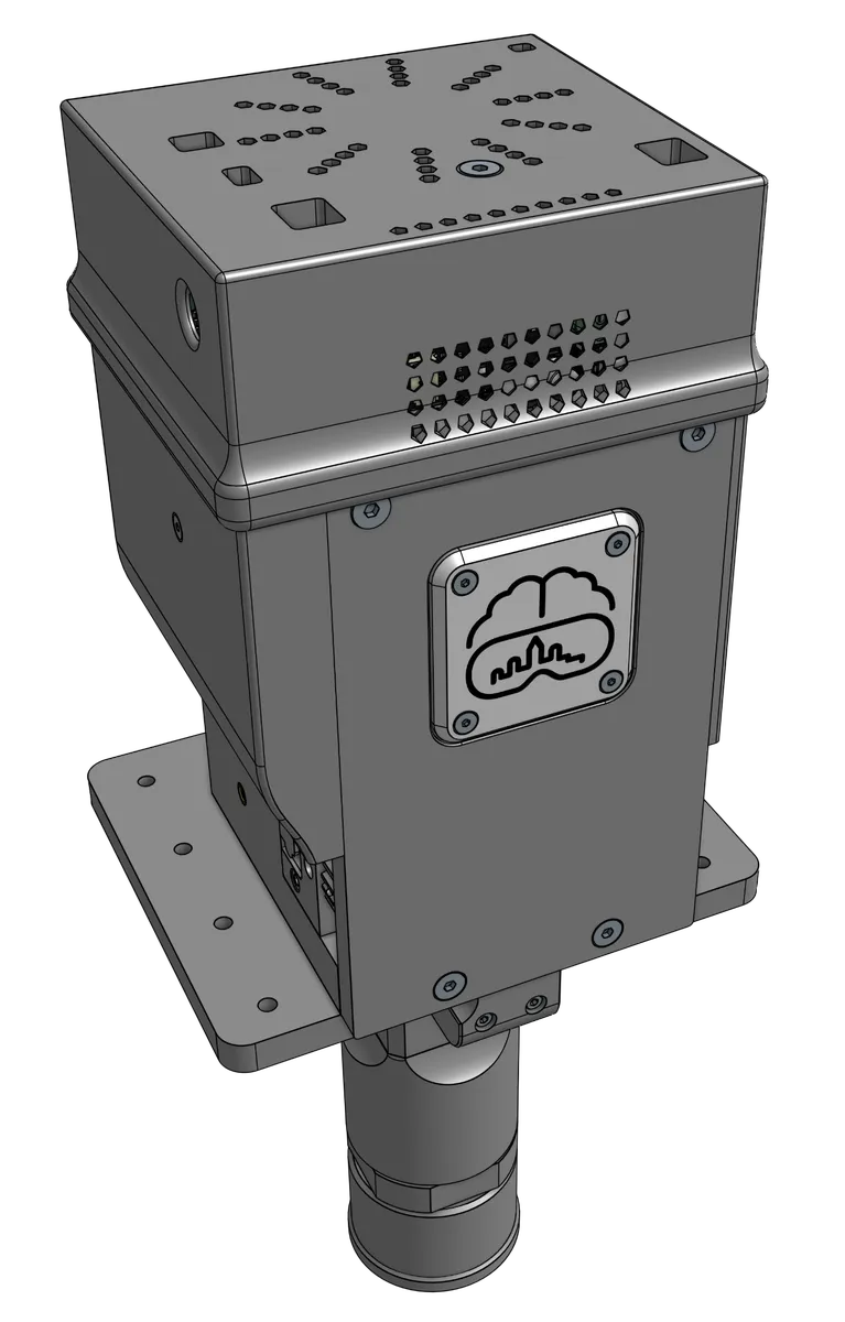 CAD-Ansicht des geschlossenen Motion-Moduls